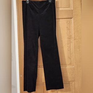 Black Evan-Picone Brushed Cotton/Polyester Pants Size 8